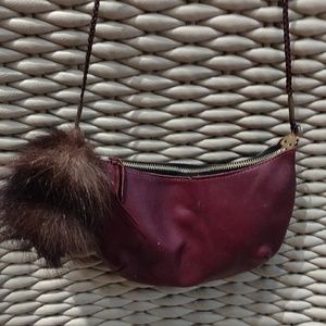 Convenient and cute crossbody  leather bag